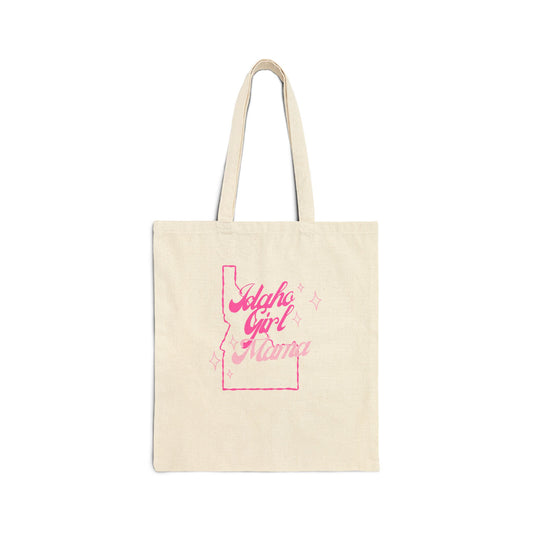 Idaho Outline Canvas Tote