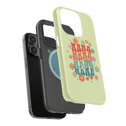 'Mama' Retro Floral Magnetic Impact-Resistant Case