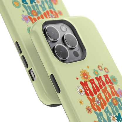 'Mama' Retro Floral Magnetic Impact-Resistant Case