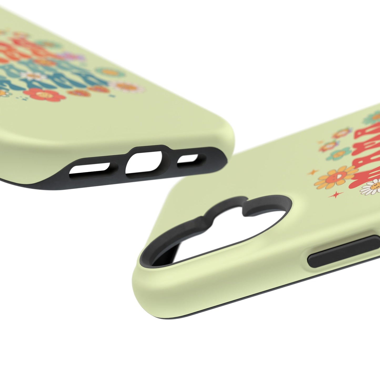 'Mama' Retro Floral Magnetic Impact-Resistant Case