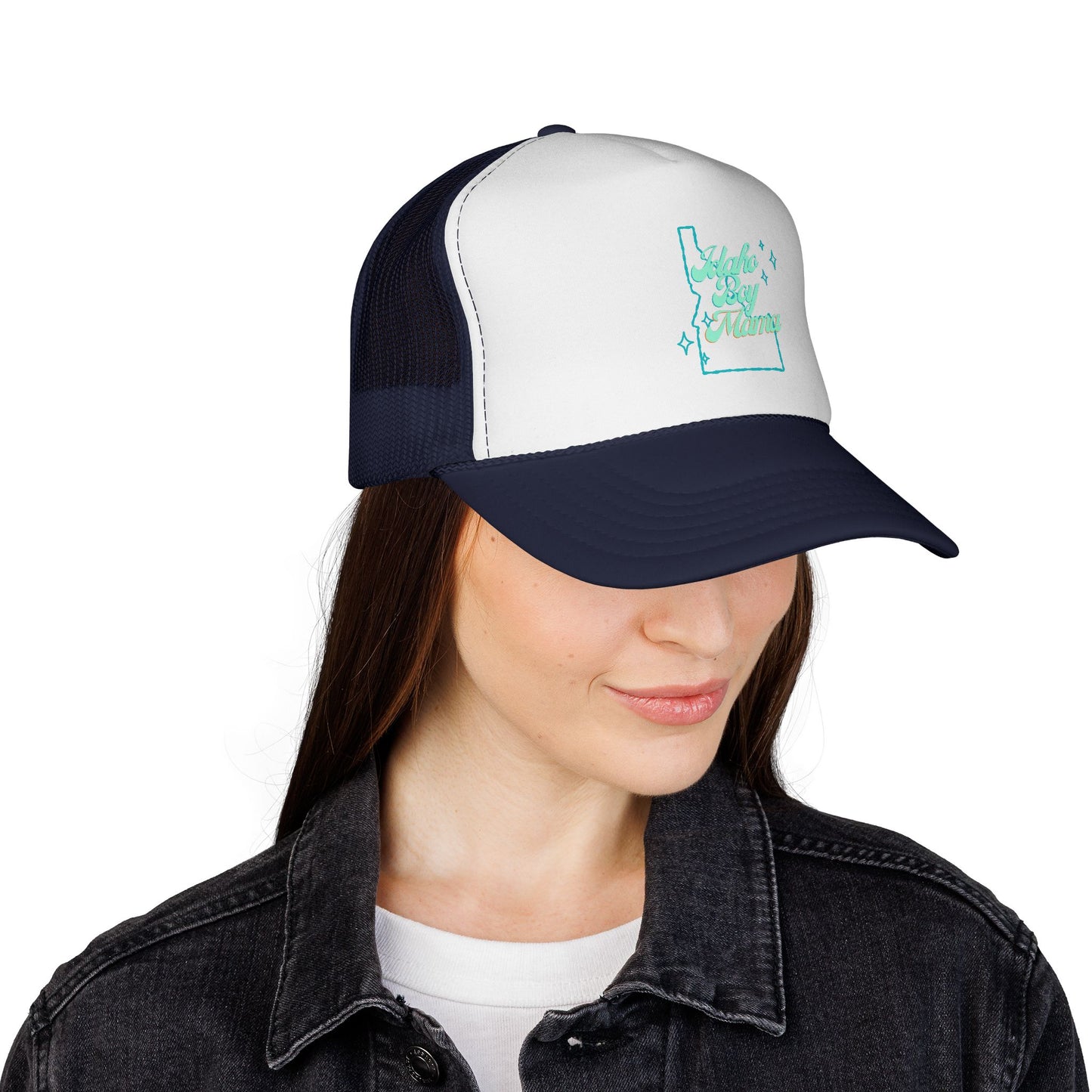 Idaho Boy Mama Trucker Hat