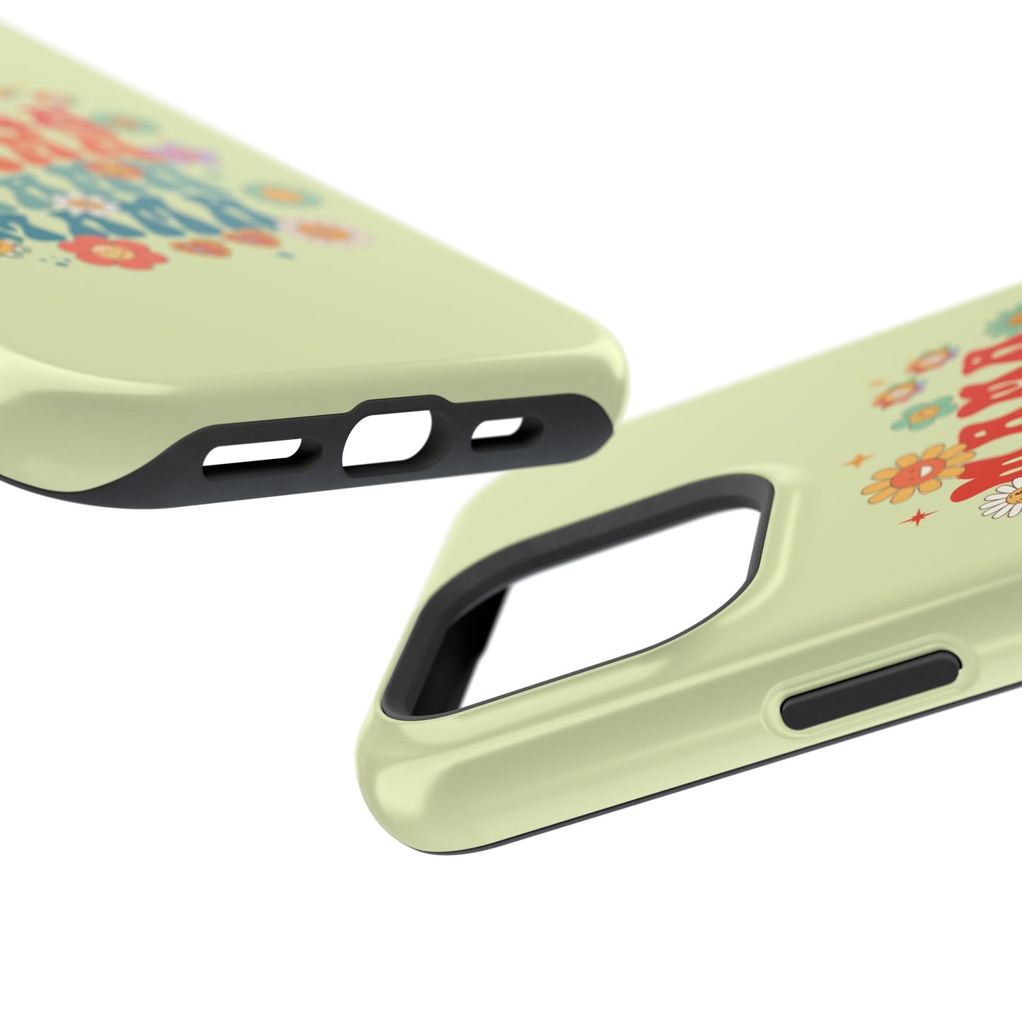 'Mama' Retro Floral Magnetic Impact-Resistant Case