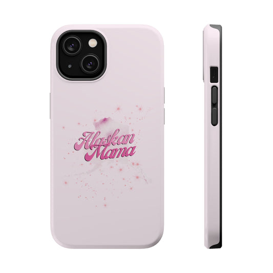 Pink "Alaskan Mama" Magnetic Impact Phone Case