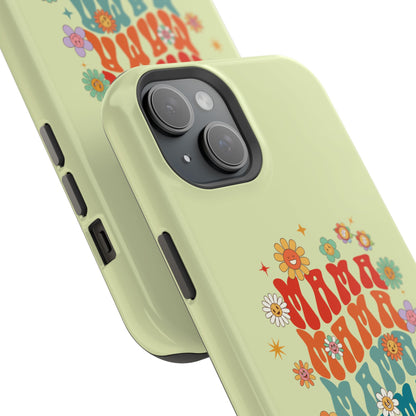'Mama' Retro Floral Magnetic Impact-Resistant Case
