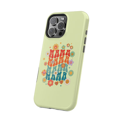 'Mama' Retro Floral Magnetic Impact-Resistant Case