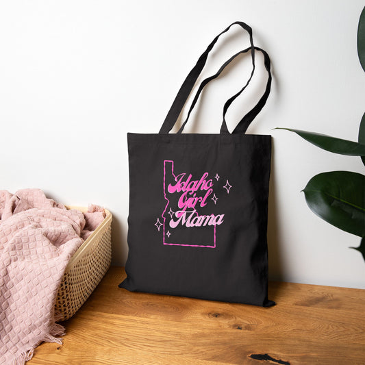 Idaho Outline Canvas Tote