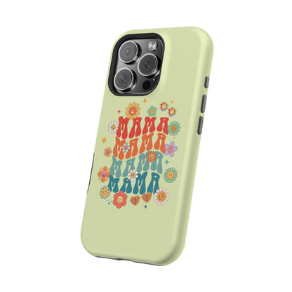 'Mama' Retro Floral Magnetic Impact-Resistant Case