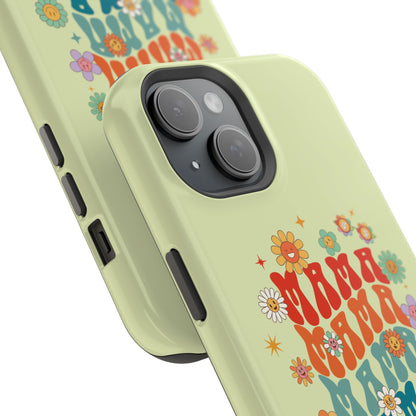 'Mama' Retro Floral Magnetic Impact-Resistant Case