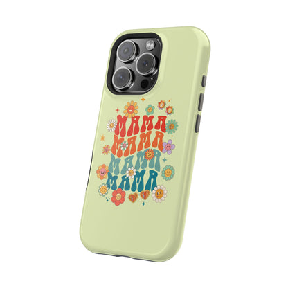 'Mama' Retro Floral Magnetic Impact-Resistant Case