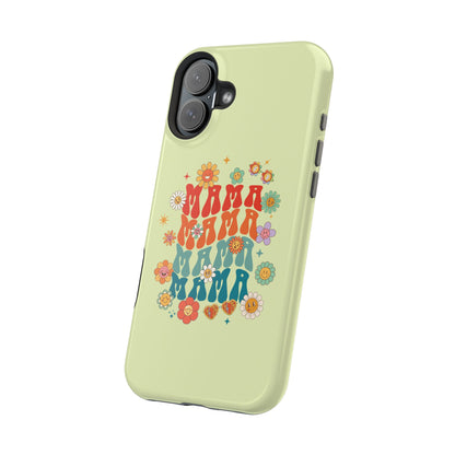 'Mama' Retro Floral Magnetic Impact-Resistant Case