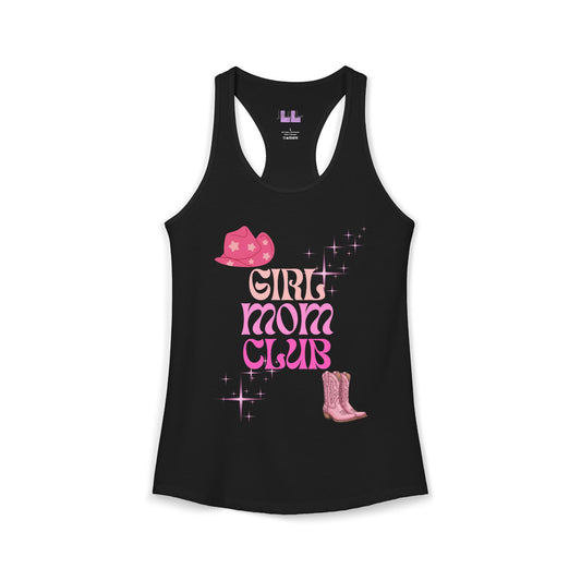 Girl Mom Club Racerback Tank