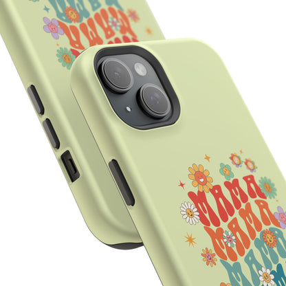 'Mama' Retro Floral Magnetic Impact-Resistant Case