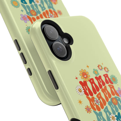 'Mama' Retro Floral Magnetic Impact-Resistant Case