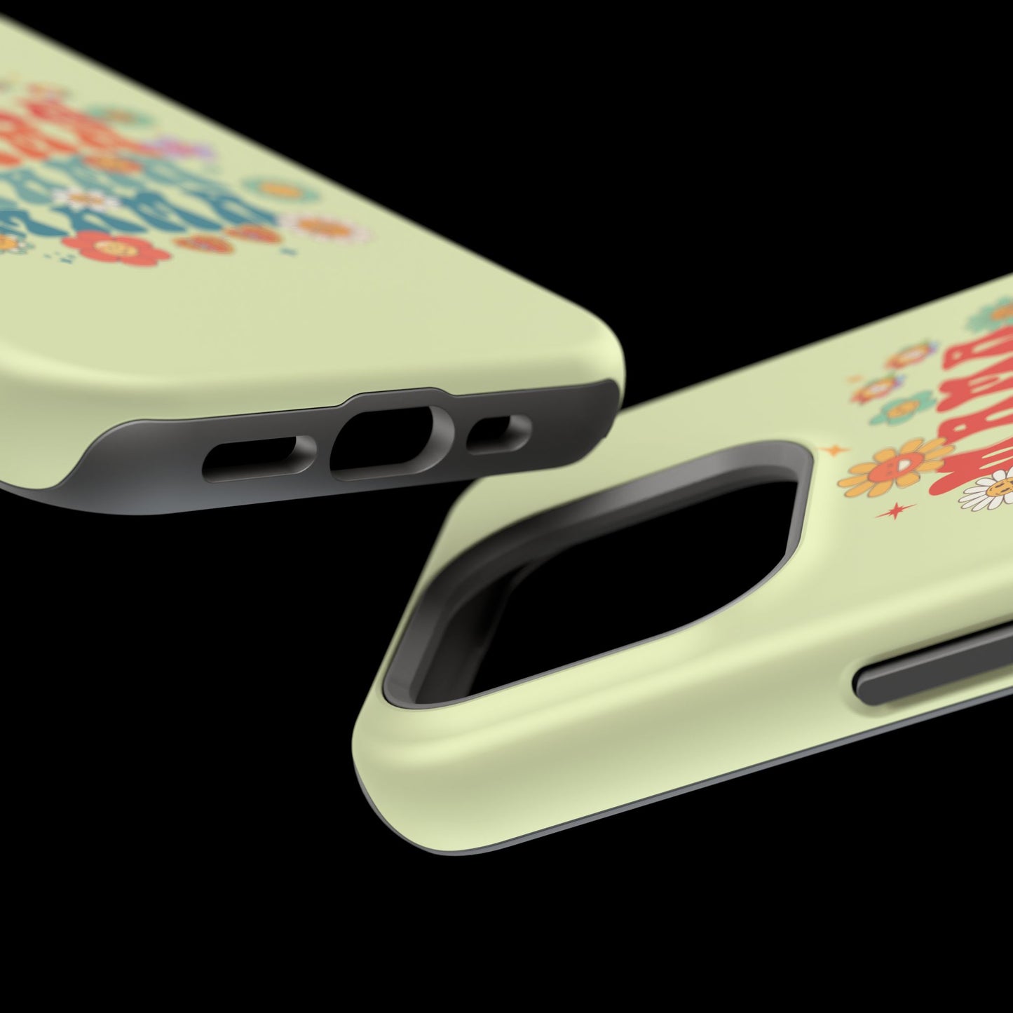 'Mama' Retro Floral Magnetic Impact-Resistant Case