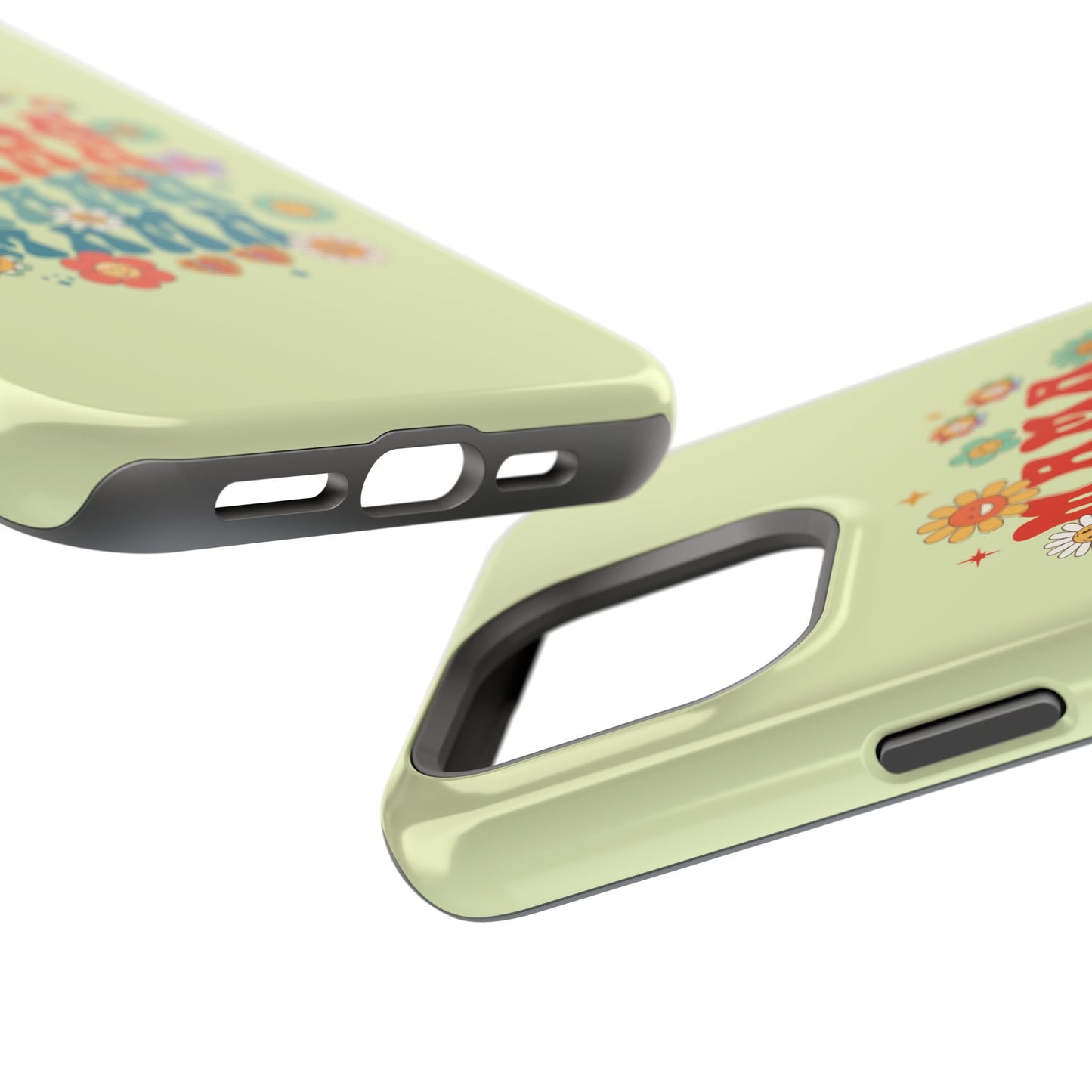 'Mama' Retro Floral Magnetic Impact-Resistant Case