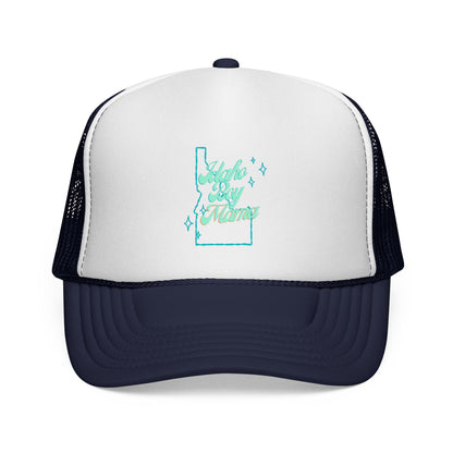 Idaho Boy Mama Trucker Hat