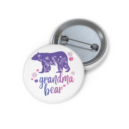 Grandma Bear Pin Button