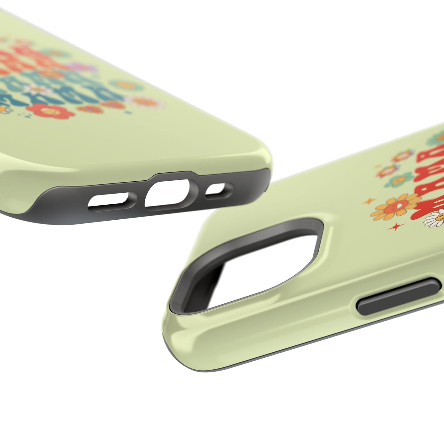 'Mama' Retro Floral Magnetic Impact-Resistant Case