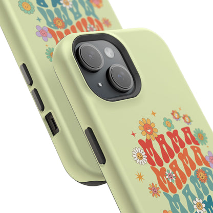 'Mama' Retro Floral Magnetic Impact-Resistant Case