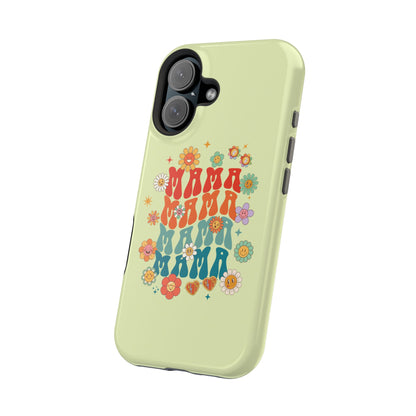 'Mama' Retro Floral Magnetic Impact-Resistant Case