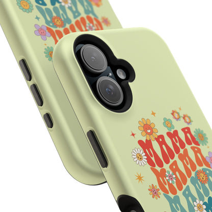 'Mama' Retro Floral Magnetic Impact-Resistant Case