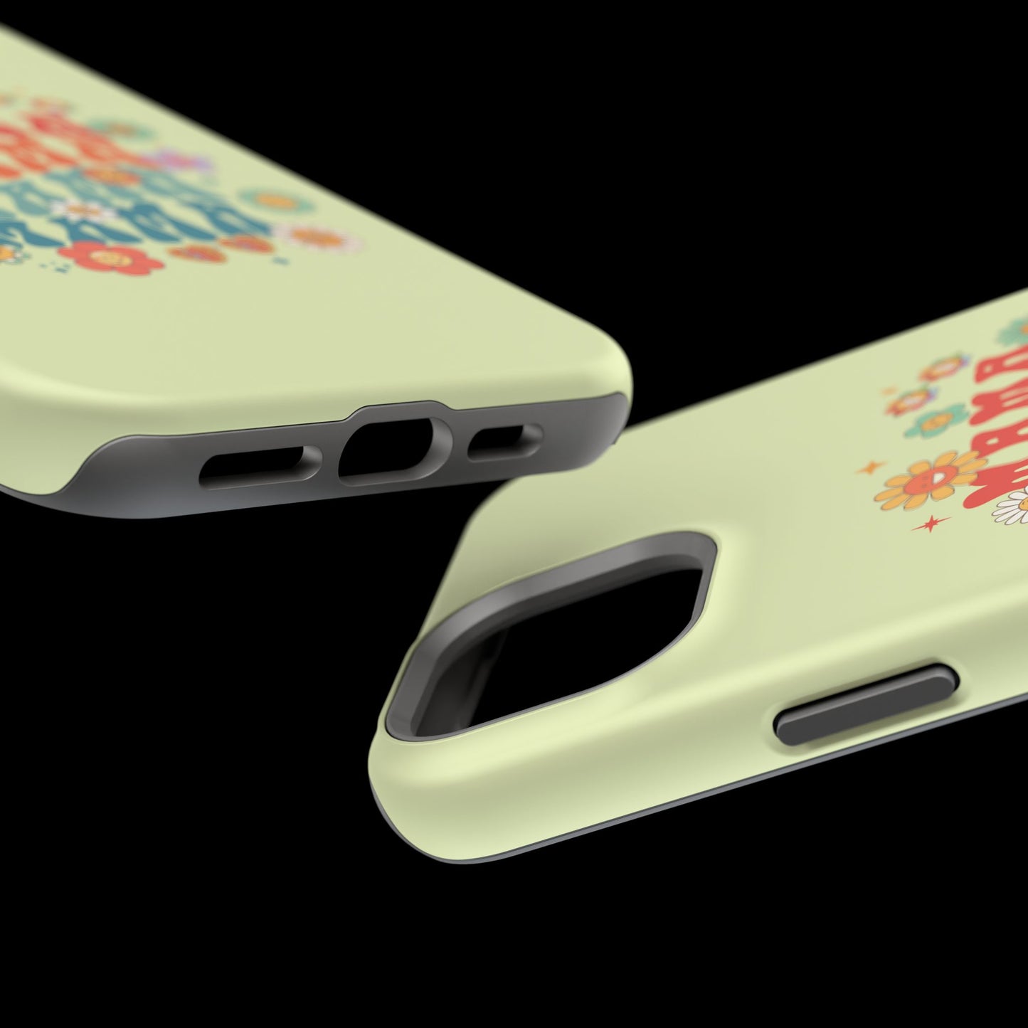 'Mama' Retro Floral Magnetic Impact-Resistant Case