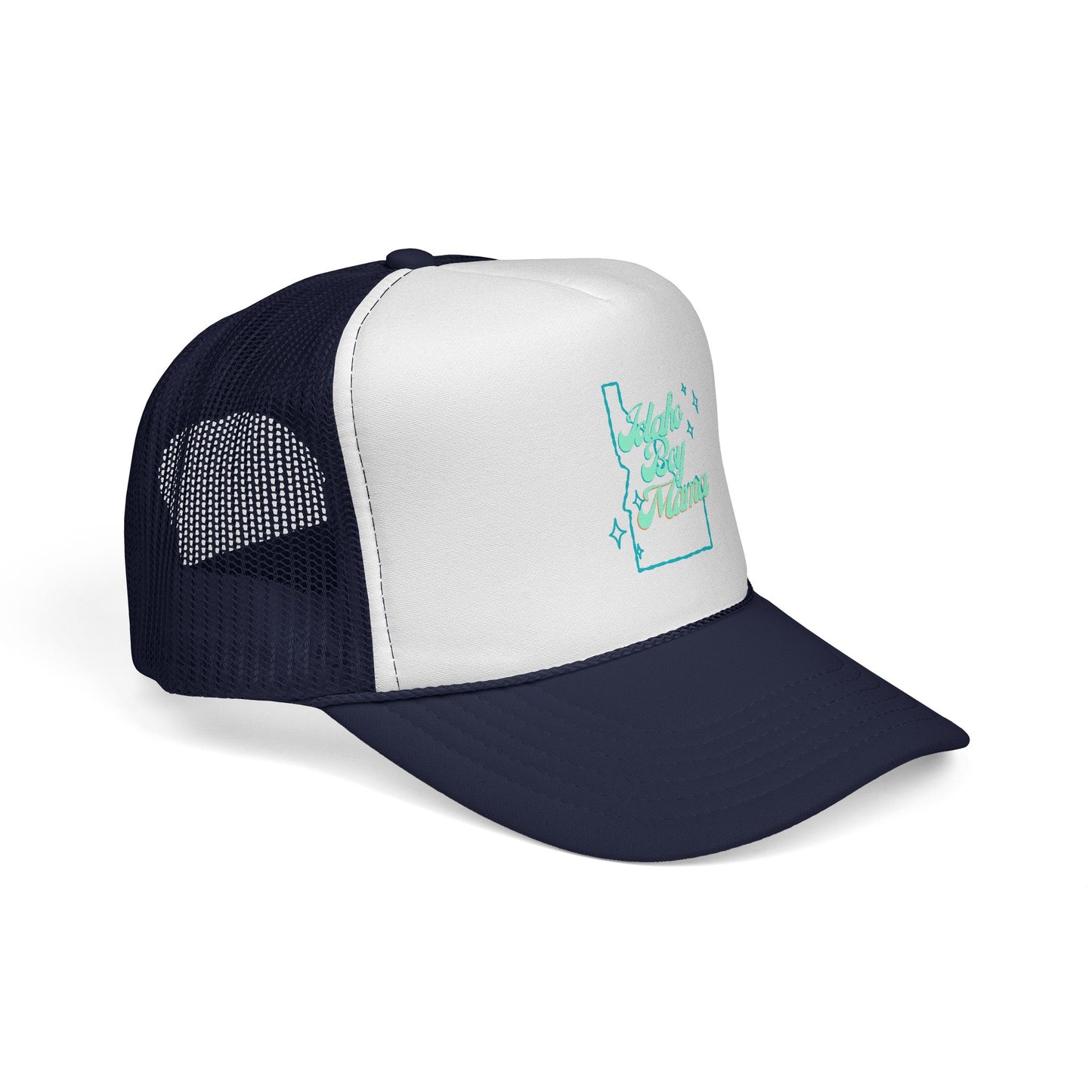 Idaho Boy Mama Trucker Hat