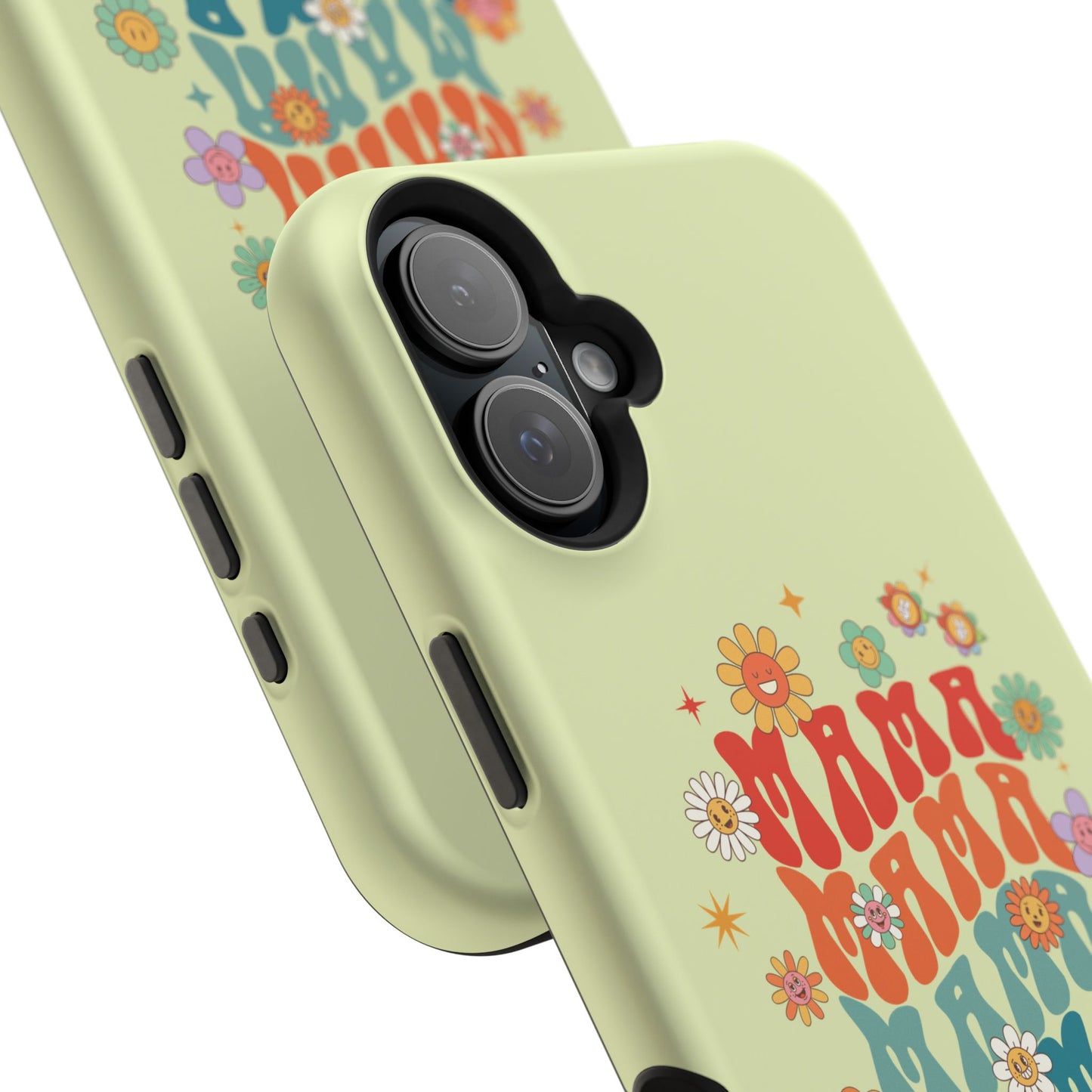'Mama' Retro Floral Magnetic Impact-Resistant Case
