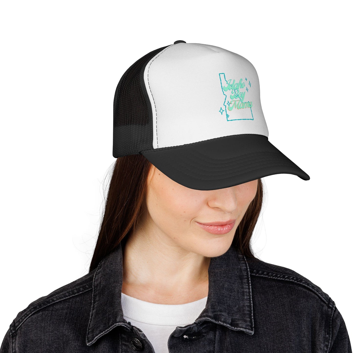 Idaho Boy Mama Trucker Hat