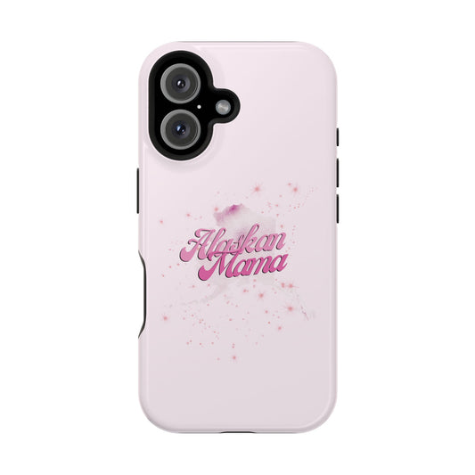 Pink "Alaskan Mama" Magnetic Impact Phone Case