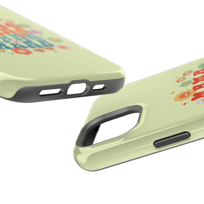 'Mama' Retro Floral Magnetic Impact-Resistant Case