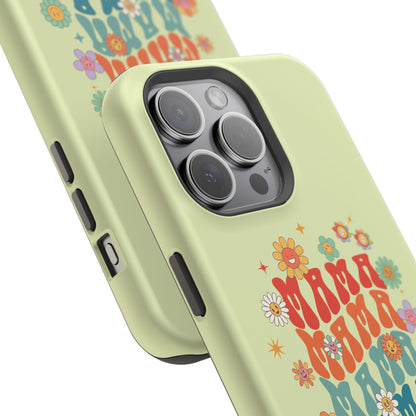 'Mama' Retro Floral Magnetic Impact-Resistant Case