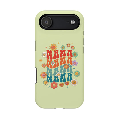 'Mama' Retro Floral Magnetic Impact-Resistant Case