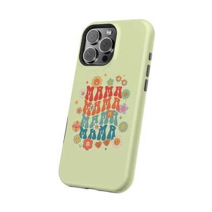 'Mama' Retro Floral Magnetic Impact-Resistant Case